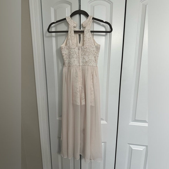 Girls Cream Formal Dress (7) - Picture 2 of 4
